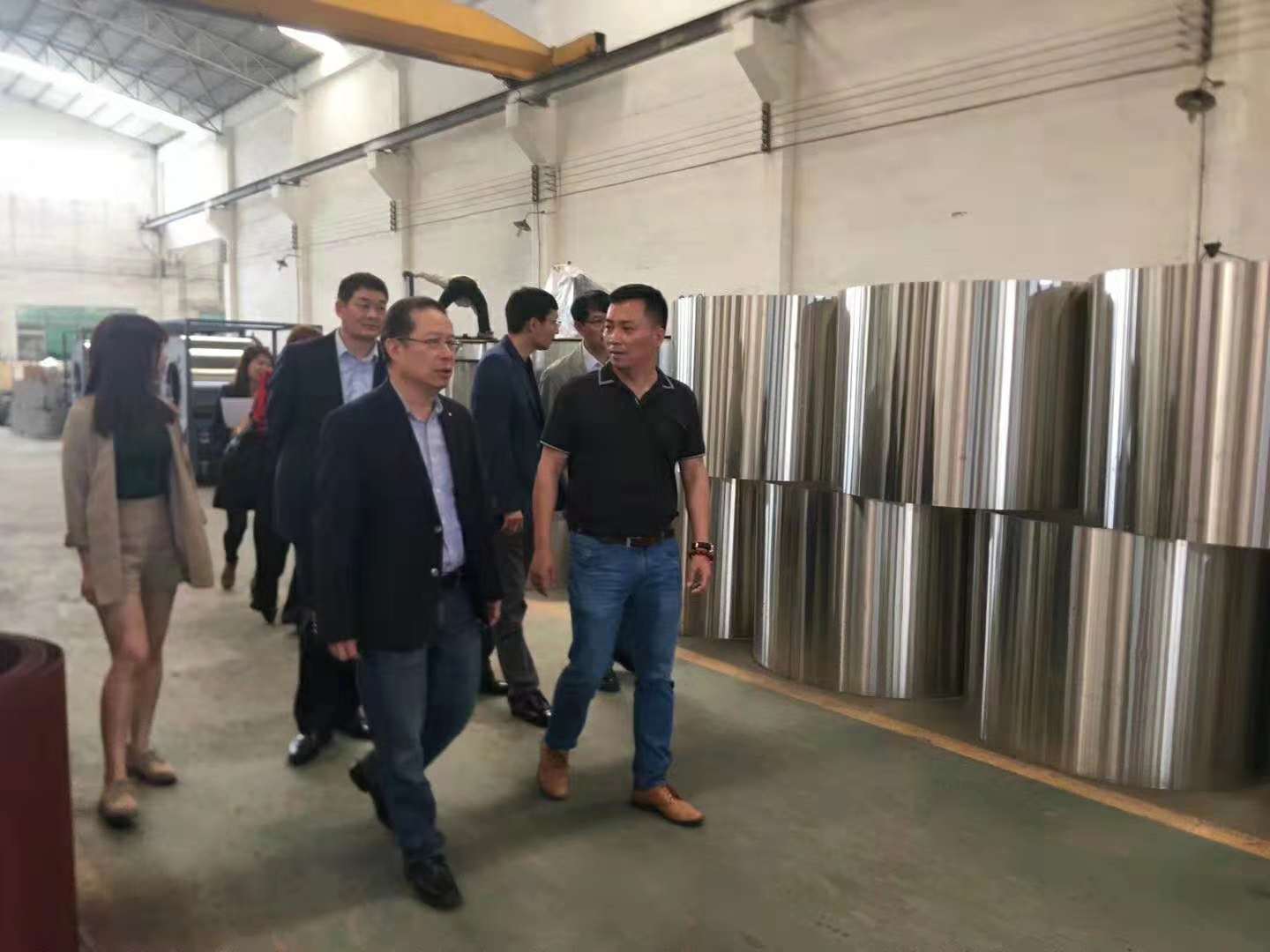 港華燃氣領導參觀佛山潔機皇生產(chǎn)車間